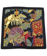 HERMES（エルメス）バンダナ・スカーフ 紺 サイズ:90 レディース/2200639798479
