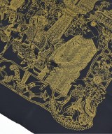 HERMES（エルメス）バンダナ・スカーフ 紺 サイズ:90 レディース/2200639798486