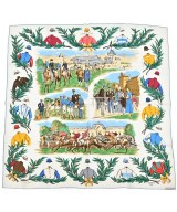 HERMES（エルメス）バンダナ・スカーフ 白 サイズ:90 レディース/2200639798493