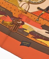 HERMES（エルメス）バンダナ・スカーフ オレンジ サイズ:90 レディース/2200639798509