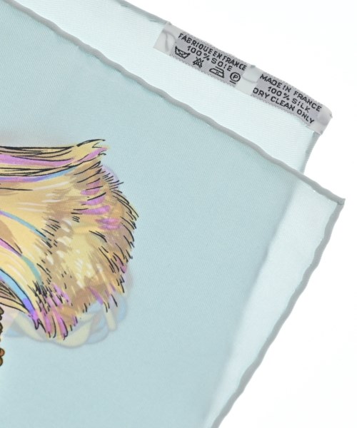 HERMES（エルメス）バンダナ・スカーフ 青 サイズ:90 レディース/2200639798530