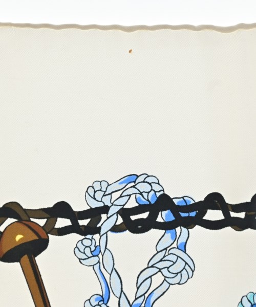 HERMES（エルメス）バンダナ・スカーフ 白 サイズ:90 レディース/2200640002039