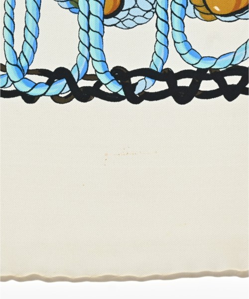 HERMES（エルメス）バンダナ・スカーフ 白 サイズ:90 レディース/2200640002039