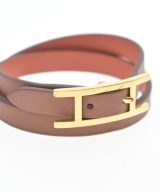 HERMES（エルメス）ブレスレット・バングル 茶 サイズ:- レディース/2200640118020