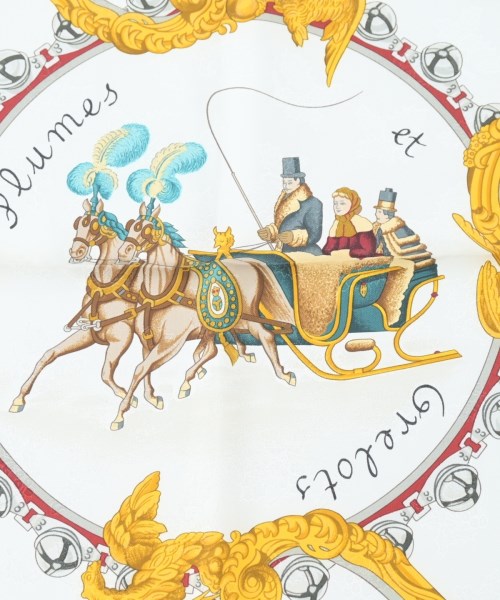 HERMES（エルメス）バンダナ・スカーフ 白 サイズ:- レディース/2200640468163