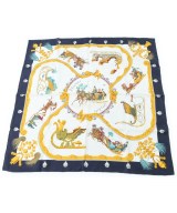 HERMES（エルメス）バンダナ・スカーフ 白 サイズ:- レディース/2200640468163