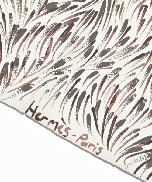 HERMES（エルメス）バンダナ・スカーフ 白 サイズ:90 レディース/2200640792176
