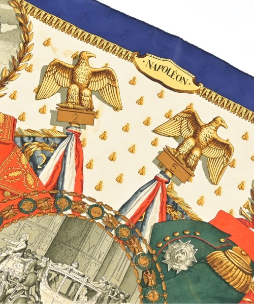 HERMES（エルメス）バンダナ・スカーフ 白 サイズ:90 レディース/2200629427075