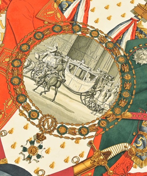 HERMES（エルメス）バンダナ・スカーフ 白 サイズ:90 レディース/2200629427075