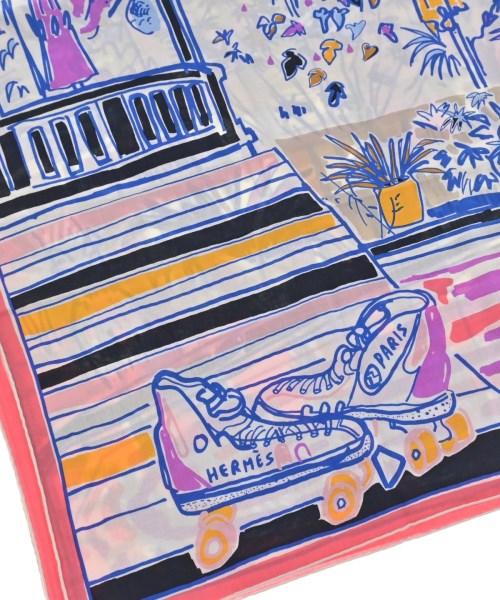 HERMES（エルメス）バンダナ・スカーフ ピンク サイズ:- レディース/2200641298066