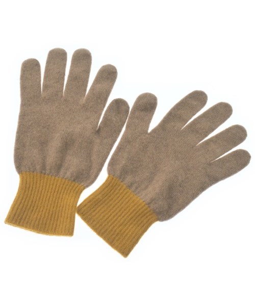 HERMES(エルメス)手袋 茶 サイズ:SM/2200641700439