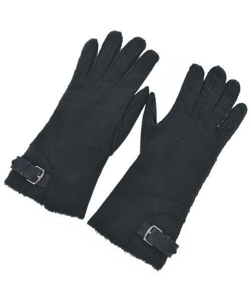 HERMES(エルメス)手袋 黒 サイズ:7/2200641700460