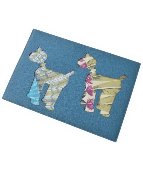 HERMES(エルメス)ポーチ 青 サイズ:-/2200641700668