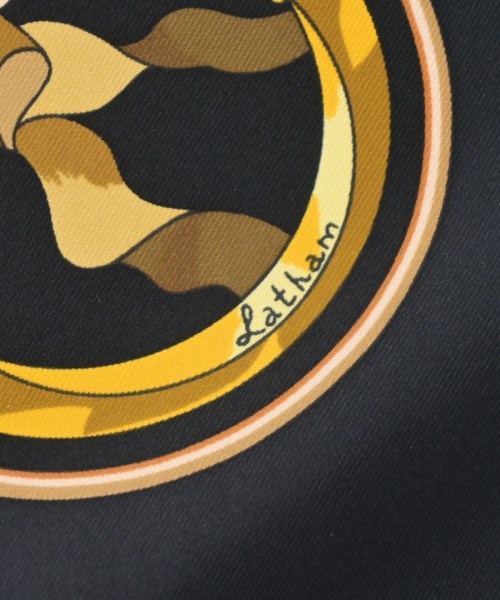 HERMES（エルメス）バンダナ・スカーフ 黒 サイズ:90 レディース/2200642112194