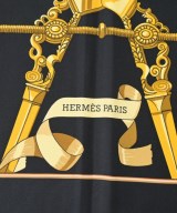 HERMES（エルメス）バンダナ・スカーフ 黒 サイズ:90 レディース/2200642112194