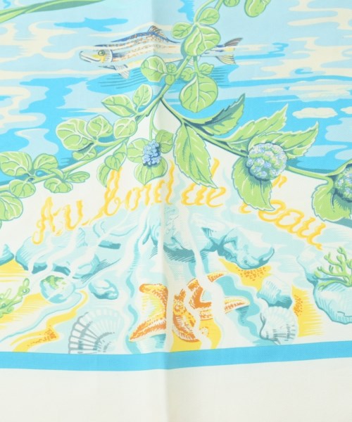 HERMES（エルメス）バンダナ・スカーフ 青 サイズ:- レディース/2200642112217