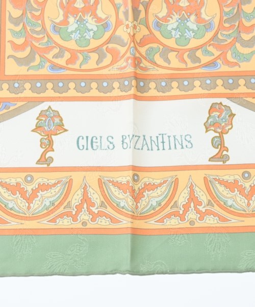 HERMES（エルメス）バンダナ・スカーフ 白 サイズ:90 レディース/2200642112224