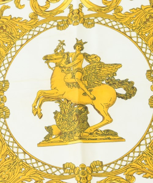 HERMES（エルメス）バンダナ・スカーフ 白 サイズ:90 レディース/2200642112248