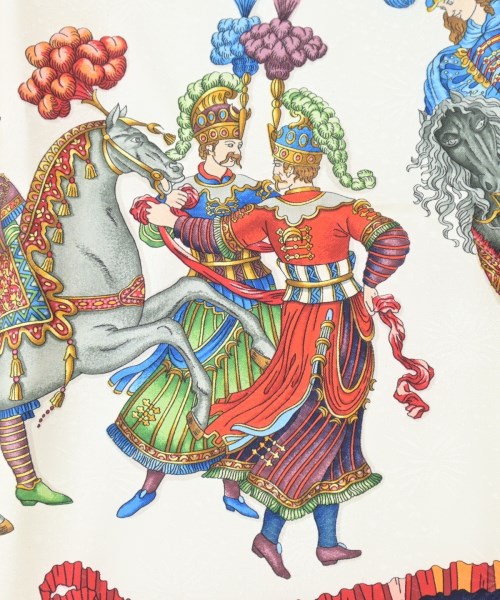 HERMES（エルメス）バンダナ・スカーフ 紺 サイズ:90 レディース/2200642112262