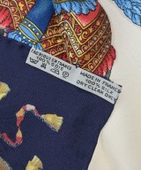 HERMES（エルメス）バンダナ・スカーフ 紺 サイズ:90 レディース/2200642112262