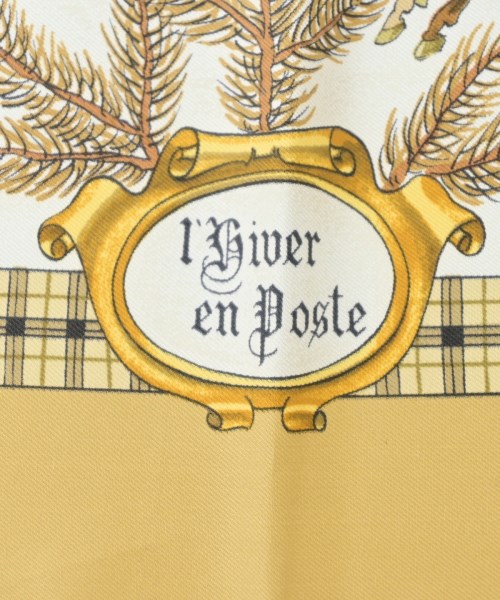 HERMES（エルメス）バンダナ・スカーフ ベージュ サイズ:90 レディース/2200642112279