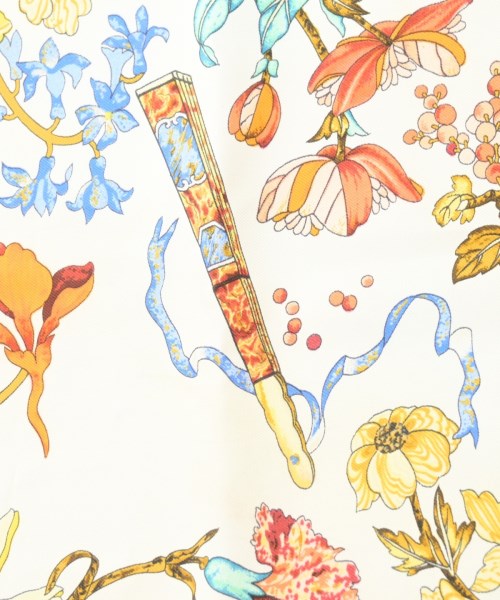 HERMES（エルメス）バンダナ・スカーフ 白 サイズ:90 レディース/2200642112286