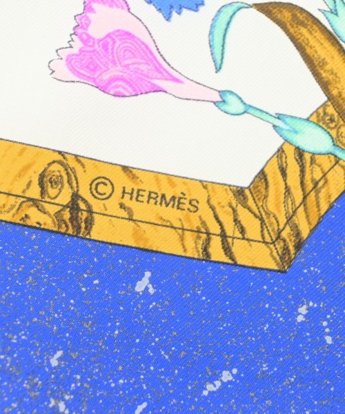 HERMES（エルメス）バンダナ・スカーフ 白 サイズ:90 レディース/2200642112286