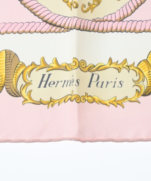 HERMES（エルメス）バンダナ・スカーフ ピンク サイズ:90 レディース/2200642112309