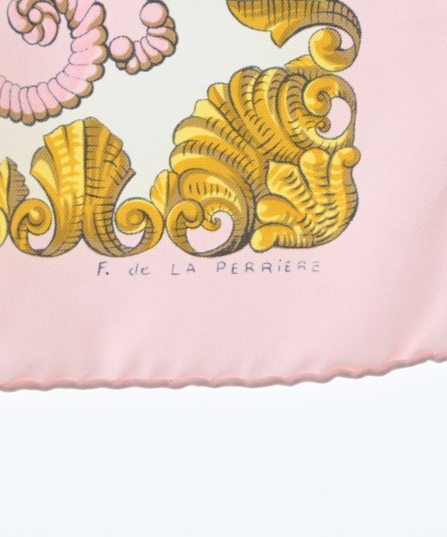 HERMES（エルメス）バンダナ・スカーフ ピンク サイズ:90 レディース/2200642112309