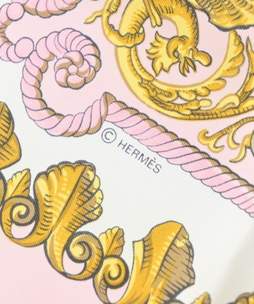 HERMES（エルメス）バンダナ・スカーフ ピンク サイズ:90 レディース/2200642112309