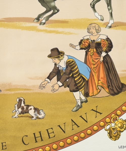 HERMES（エルメス）バンダナ・スカーフ 茶 サイズ:90 レディース/2200642112316