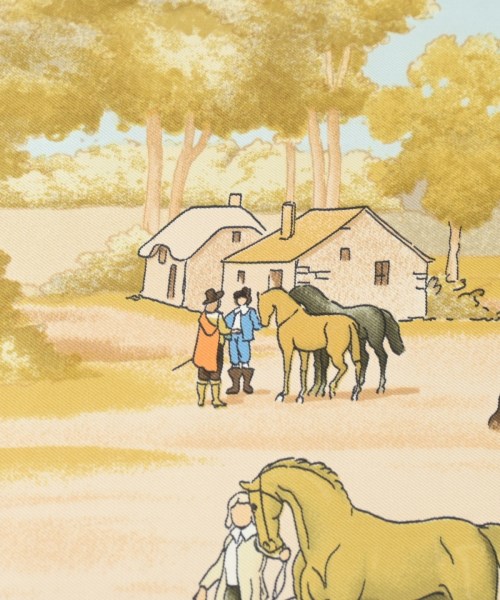 HERMES（エルメス）バンダナ・スカーフ 茶 サイズ:90 レディース/2200642112316