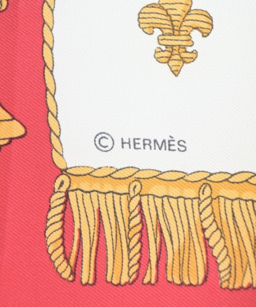 HERMES（エルメス）バンダナ・スカーフ 赤 サイズ:90 レディース/2200642112323