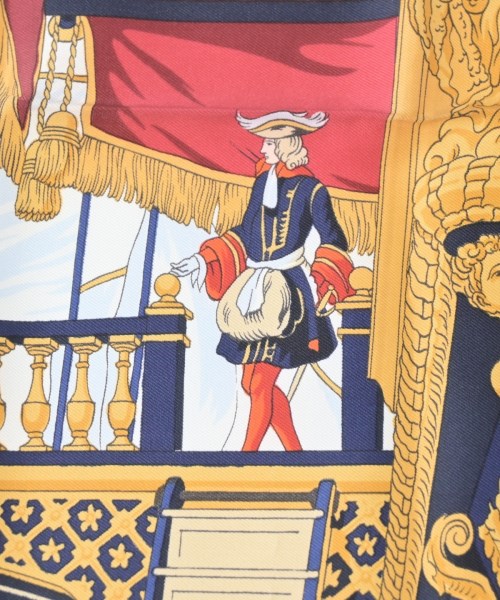 HERMES（エルメス）バンダナ・スカーフ 赤 サイズ:90 レディース/2200642112323