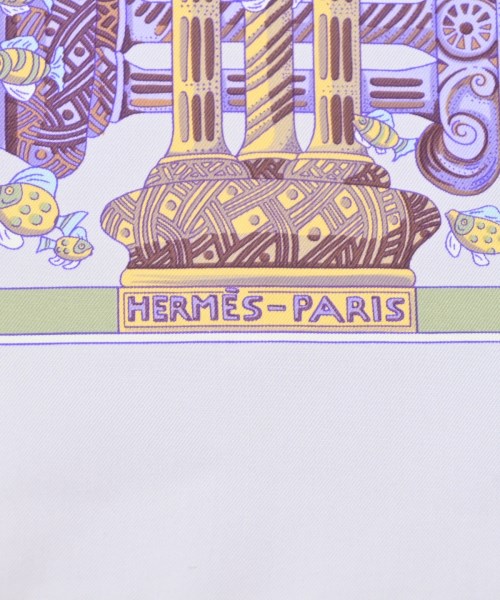 HERMES（エルメス）バンダナ・スカーフ 紫 サイズ:90 レディース/2200642112378