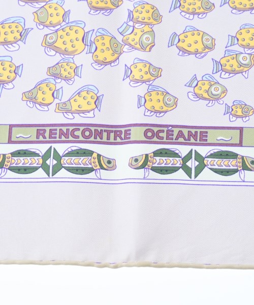 HERMES（エルメス）バンダナ・スカーフ 紫 サイズ:90 レディース/2200642112378