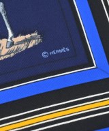 HERMES（エルメス）バンダナ・スカーフ 紺 サイズ:90 レディース/2200642112392
