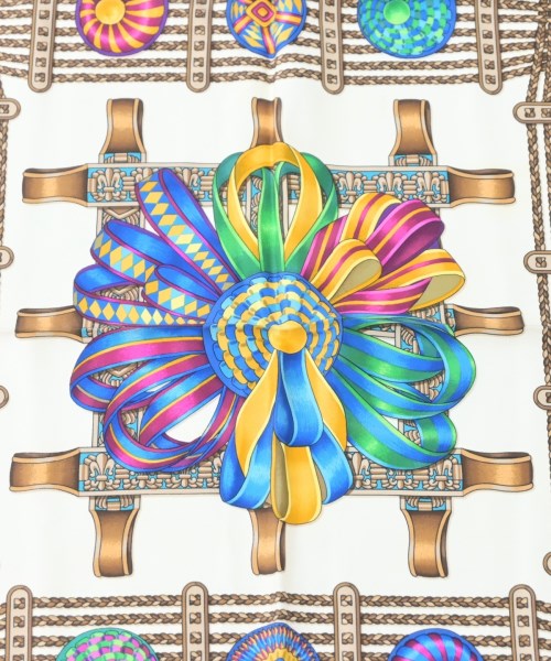 HERMES（エルメス）バンダナ・スカーフ 緑 サイズ:90 レディース/2200642112408