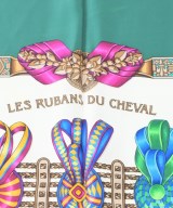 HERMES（エルメス）バンダナ・スカーフ 緑 サイズ:90 レディース/2200642112408