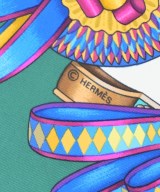 HERMES（エルメス）バンダナ・スカーフ 緑 サイズ:90 レディース/2200642112408