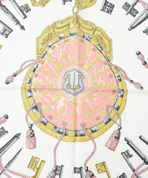 HERMES（エルメス）バンダナ・スカーフ ピンク サイズ:90 レディース/2200642112415
