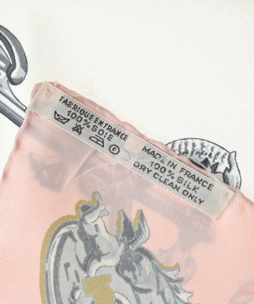 HERMES（エルメス）バンダナ・スカーフ ピンク サイズ:90 レディース/2200642112415