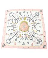 HERMES（エルメス）バンダナ・スカーフ ピンク サイズ:90 レディース/2200642112415