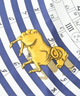 HERMES（エルメス）バンダナ・スカーフ 紺 サイズ:90 レディース/2200642112422