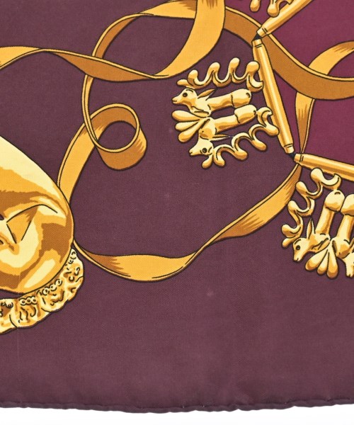 HERMES（エルメス）バンダナ・スカーフ 赤 サイズ:90 レディース/2200631823117