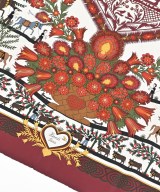 HERMES（エルメス）バンダナ・スカーフ 赤 サイズ:90 レディース/2200639530352