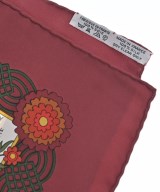 HERMES（エルメス）バンダナ・スカーフ 赤 サイズ:90 レディース/2200639530352