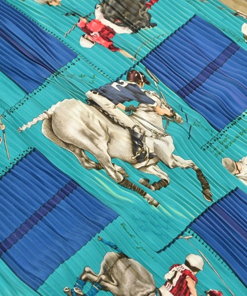 HERMES（エルメス）バンダナ・スカーフ 青 サイズ:- レディース/2200639530369