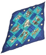 HERMES（エルメス）バンダナ・スカーフ 青 サイズ:- レディース/2200639530369