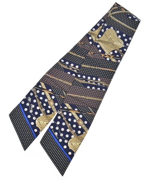 HERMES(エルメス)バンダナ・スカーフ 紺 サイズ:-/2200643621060